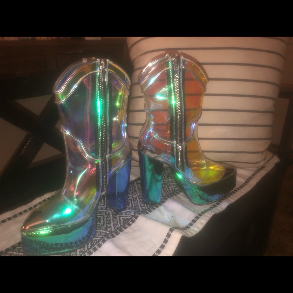 CLUB EXX PLATFORM BOOTS